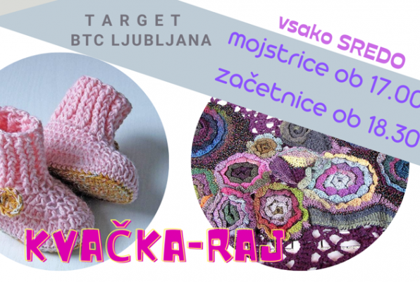 tečaj kvačkanja trg. TARGET BTC Lj